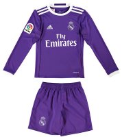 Kit Junior Real Madrid Exterieur 2016/17 ML