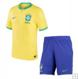 Brésil Domicile 2022/23 Junior Kit