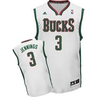 Brandon Jennings, Milwaukee Bucks [Blanc]