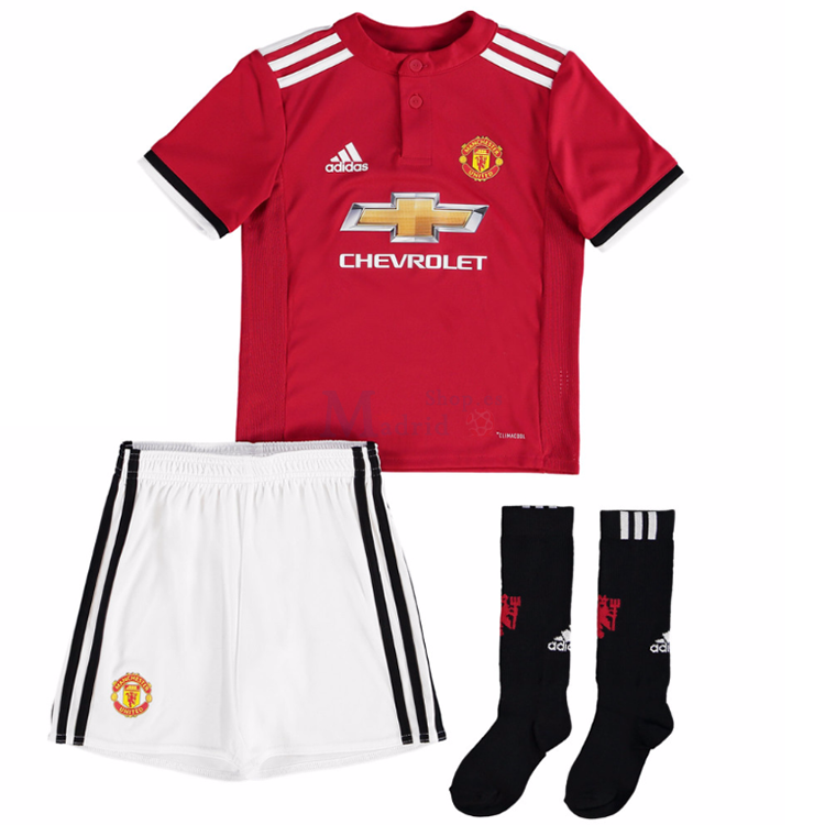 Manchester United Domicile 2017/18 Junior Kit